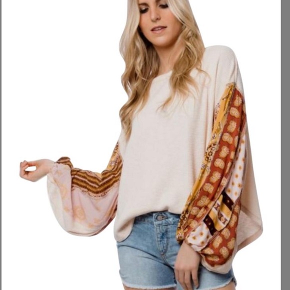 Free People Bohemian Thermal Blouse - Size Large
EXCELLENT CONDITION WORE FEW T - Picture 1 of 7